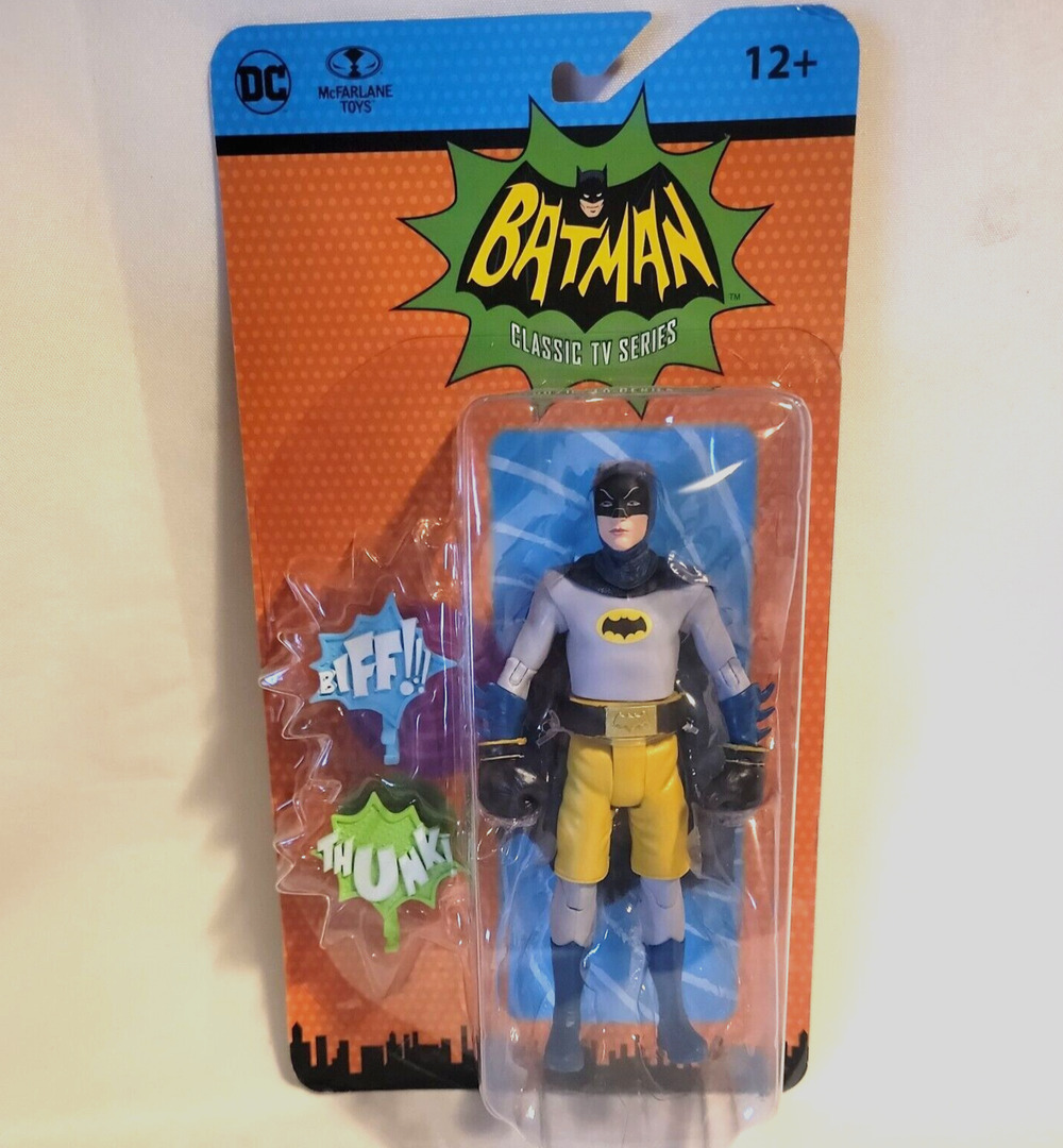 DC Batman In Boxing Glove 6” Action Figure 1966 Classic TV McFarlane Toys